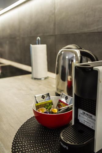 Παροχές για τσάι/καφέ στο Grey Suites Pécs