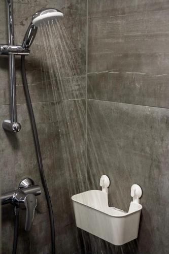 Ένα μπάνιο στο Grey Suites Pécs