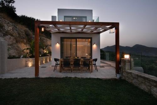 Αίθριο ή υπαίθριος χώρος στο Villas Libra