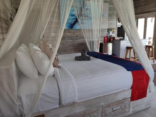 Ένα ή περισσότερα κρεβάτια σε δωμάτιο στο Villas Gede 888 Private Pool