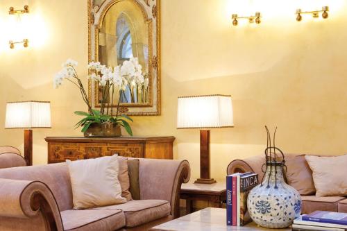 Χώρος καθιστικού στο Hotel Vittoria