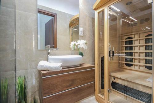 Kúpeľňa v ubytovaní Bengt Apartment Dohány Str.