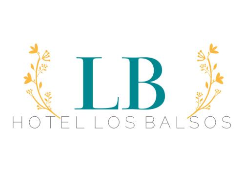 a logo for the hotel los ballinases at Hotel LB - Los Balsos in Pasto