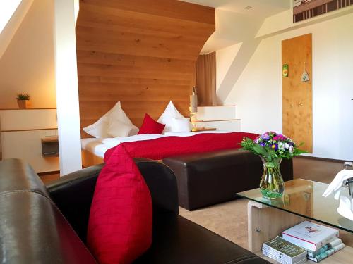 Postel nebo postele na pokoji v ubytování Hotel zur Malzmühle