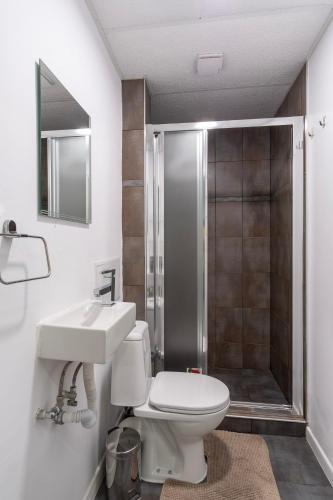 Koupelna v ubytování blueWave.place Sofia