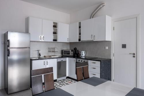 Kuchyň nebo kuchyňský kout v ubytování blueWave.place Sofia