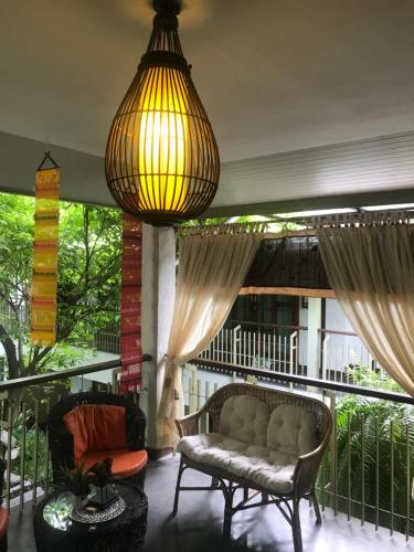 Un lugar para sentarse en The Twenty Lodge