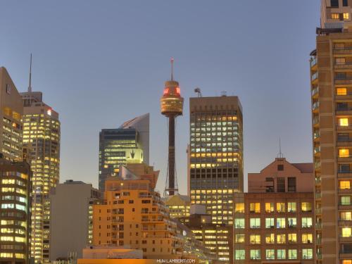 Vista generica su Sydney o vista sulla città dall'interno dell'aparthotel