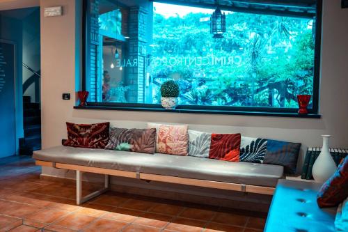 Χώρος καθιστικού στο Casa Aurelio Wellness Suite & Spa Inclusive