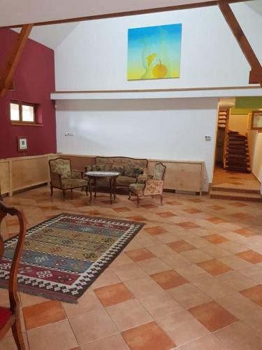 Χώρος καθιστικού στο Pajta Villa