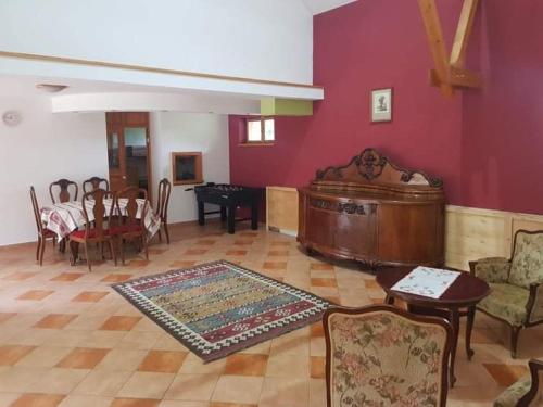 Χώρος καθιστικού στο Pajta Villa