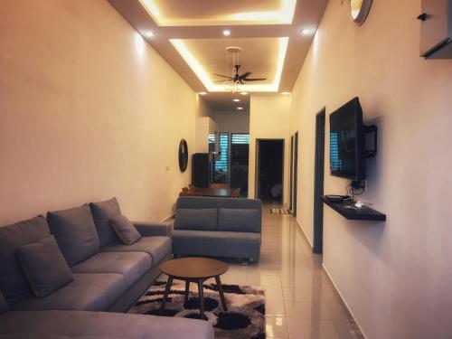 Posezení v ubytování Arsyad Homestay Changlun