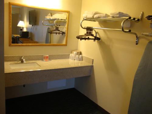 Um banheiro em Econo Lodge Inn and Suites - Jackson