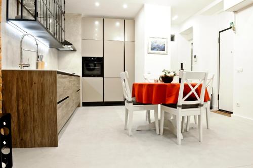 
Kuchyň nebo kuchyňský kout v ubytování ANiMA Zagreb Luxury Apartment
