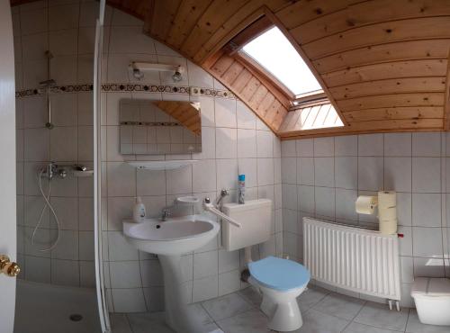 Koupelna v ubytování Greta ház