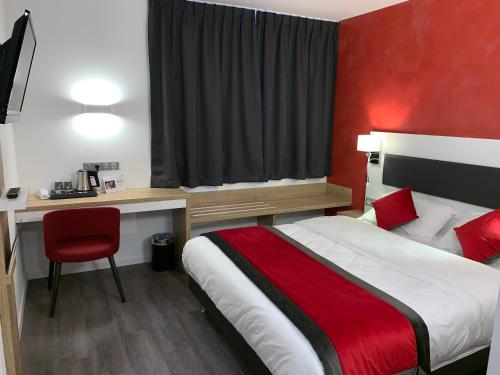 Postel nebo postele na pokoji v ubytování ATOLON PARK HOTEL