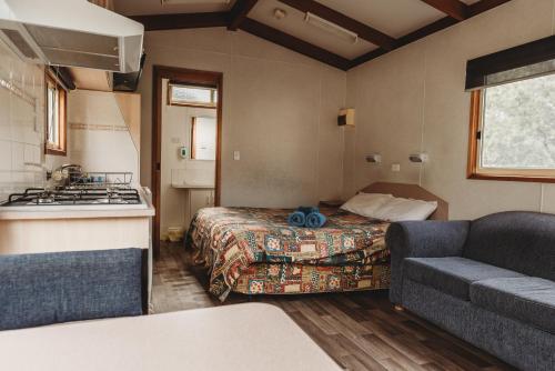 Ένα ή περισσότερα κρεβάτια σε δωμάτιο στο G'Day Parks Ararat