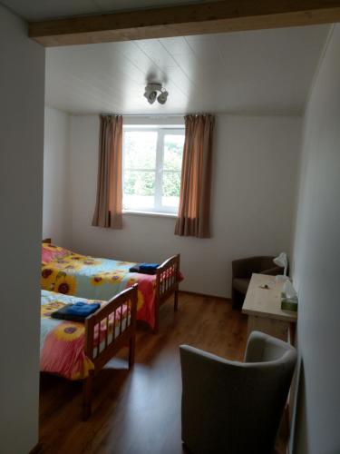 Postel nebo postele na pokoji v ubytování Kresto