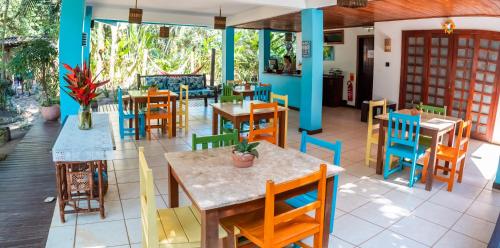 Restaurace v ubytování Pousada Bambu