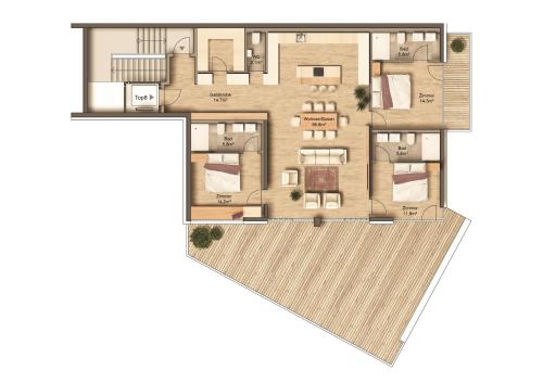 Plano de Panorama Residence Mösern