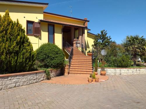 Budova, kde se bed and breakfast nachází