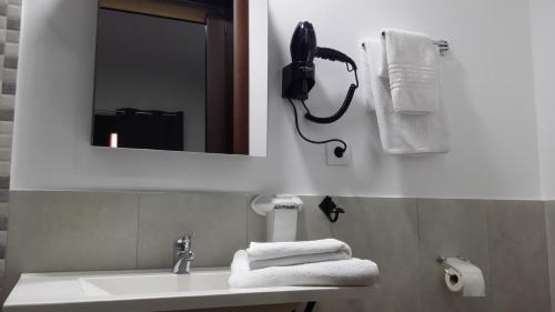 Koupelna v ubytování Hostal Almagro
