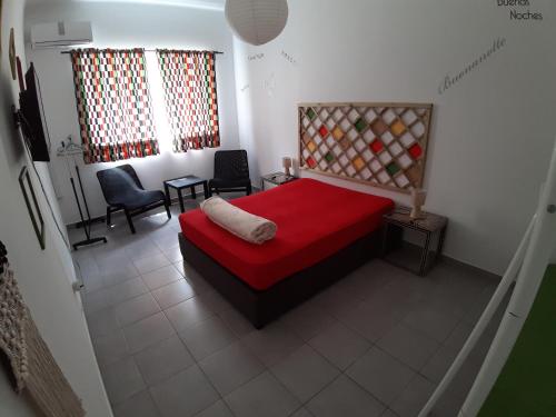 Katil atau katil-katil dalam bilik di Alameda Hostel