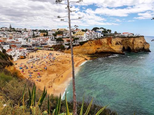 A beach at or near a hosteleket