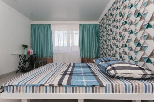 Ένα ή περισσότερα κρεβάτια σε δωμάτιο στο Luxury apart-hotel New Building near Lavina
