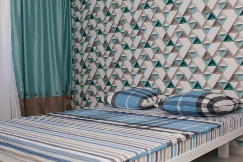 Ένα ή περισσότερα κρεβάτια σε δωμάτιο στο Luxury apart-hotel New Building near Lavina
