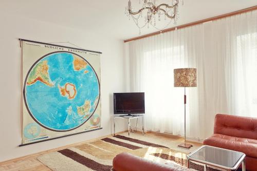 TV a/nebo společenská místnost v ubytování Hotel Am Brillantengrund