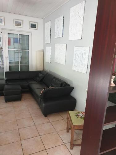 Posezení v ubytování Ferienwohnung Siegaue