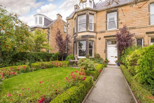 a house with a garden in front of it at No 45 in Edinburgh