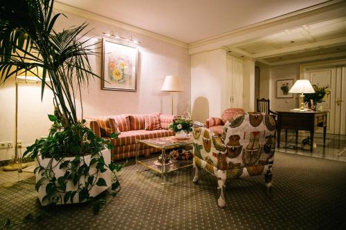 Χώρος καθιστικού στο Landhaus Keller - Hotel & Restaurant