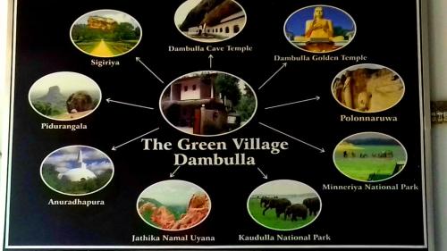 a poster of the green village of dambula at The Green Village Dambulla in Dambulla