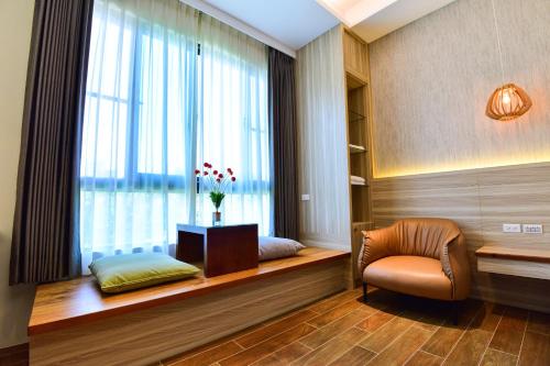 Ruang duduk di Hu An--The Lakeside House
