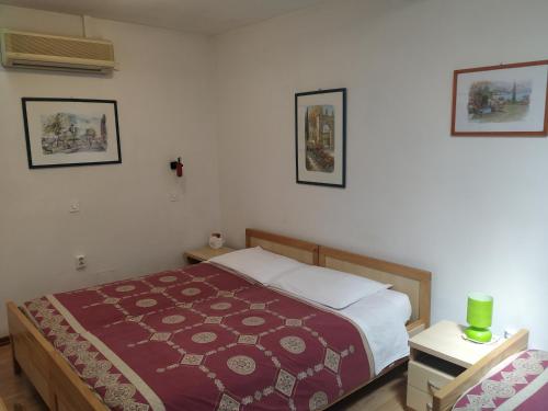 Postel nebo postele na pokoji v ubytování Accomodation Pertout