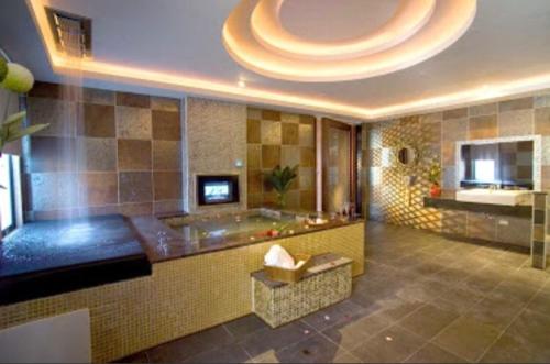 Kuchyň nebo kuchyňský kout v ubytování Chateau Motel & Spa