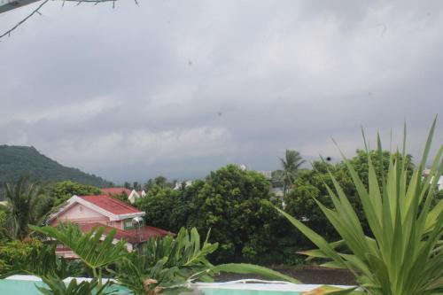 a view from the balcony of a resort at Maraño's Home in Legazpi