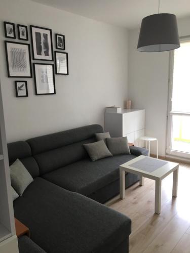 Posezení v ubytování Apartament Przy Skarpie