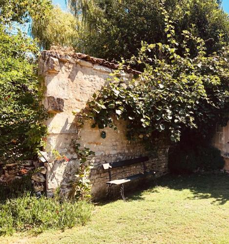 Κήπος έξω από το le gite des 3 saules