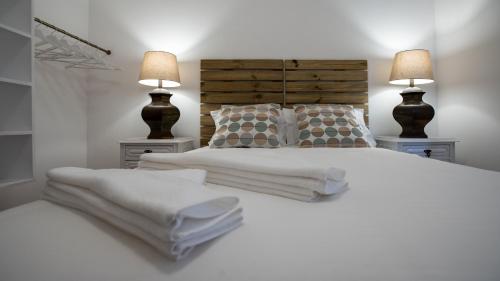 Un ou plusieurs lits dans un hébergement de l'établissement T3 Carcavelos by the sea - Cascais/Lisboa/Sintra