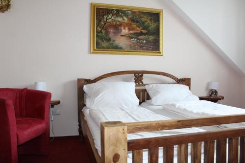 Postel nebo postele na pokoji v ubytování Hotel Gardenia