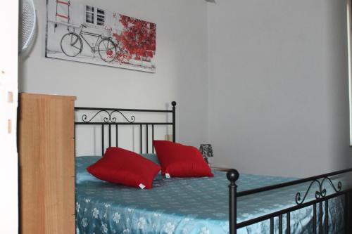 Ένα ή περισσότερα κρεβάτια σε δωμάτιο στο Affittacamere Piagge