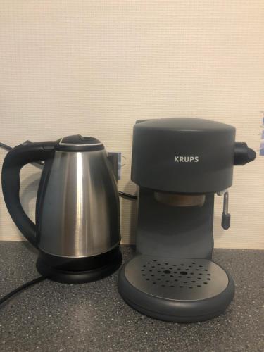 Apartments Kohtla-Jarveにあるコーヒーまたはお茶