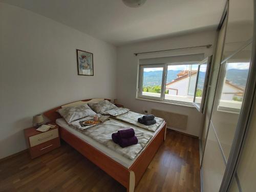 Posteľ alebo postele v izbe v ubytovaní Apartment Alina, Kastav