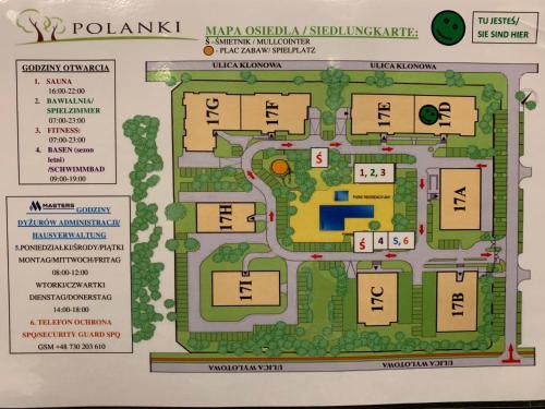 Grundriss der Unterkunft Polanki D409