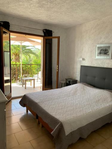 Ένα ή περισσότερα κρεβάτια σε δωμάτιο στο Appartement I Cardellini