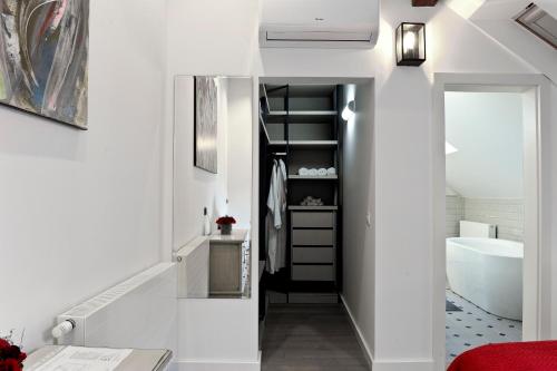 Koupelna v ubytování ANiMA Zagreb Luxury Apartment