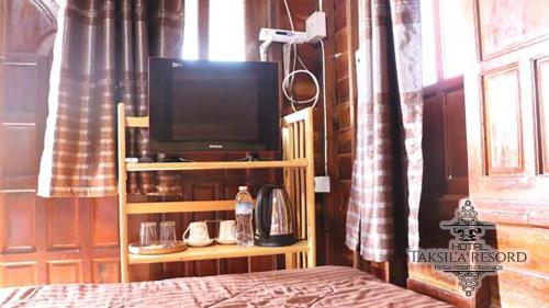 Koupelna v ubytování Taksila Resort ฏักร์ศิลารีสอร์ท